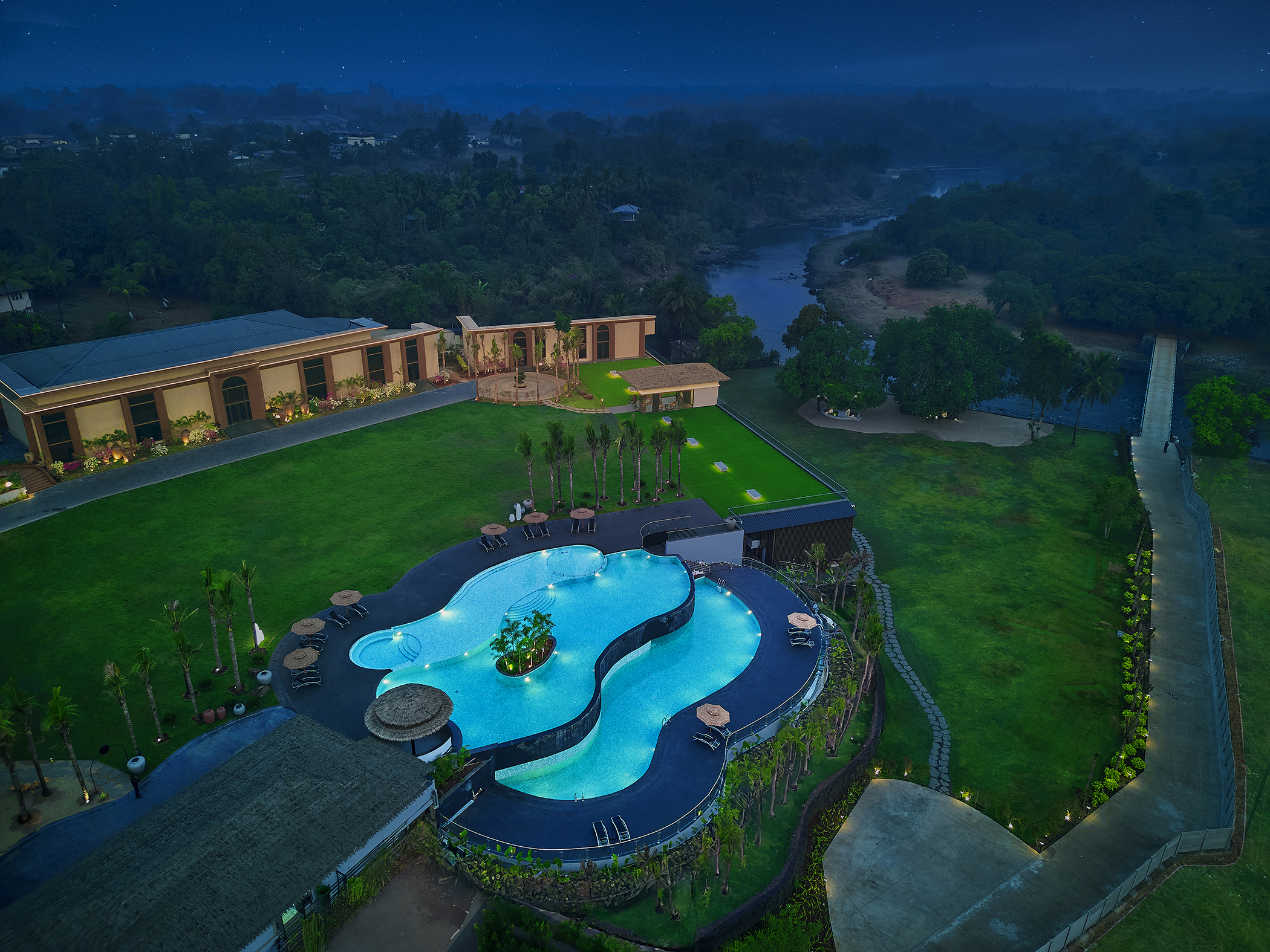 A Bali-Inspired Escape in Karjat: Maharashtra's First Multi-Layered Pool Resort Opens Near Mumbai